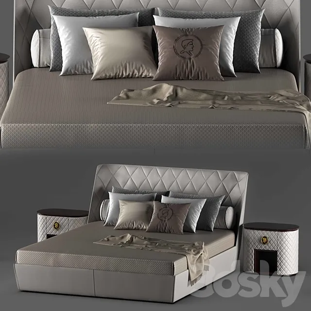 Bed Alberta Salotti Grace 3DModel