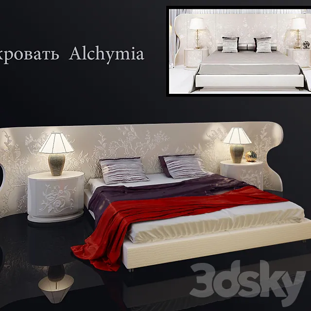 bed Alchymia 3DModel