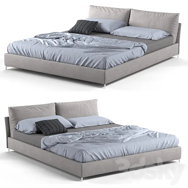 Bed alivar oasi 3D Model Bed alivar oasi 3D Model