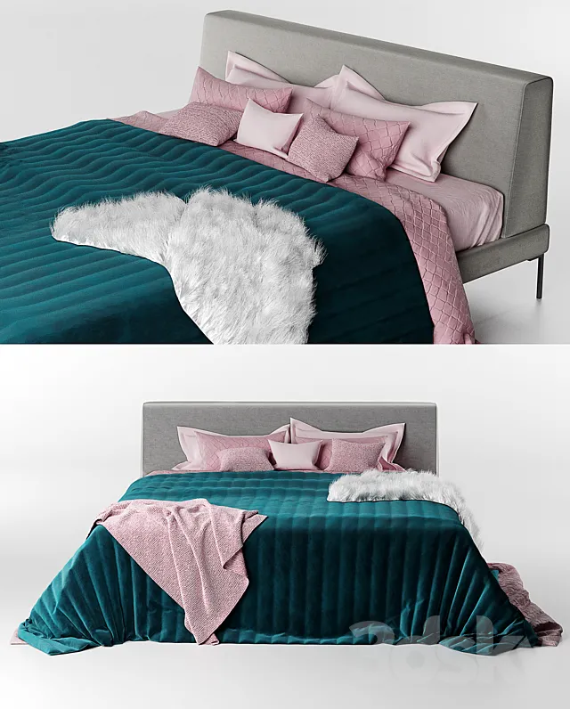 Bed Amber Interia 3DModel