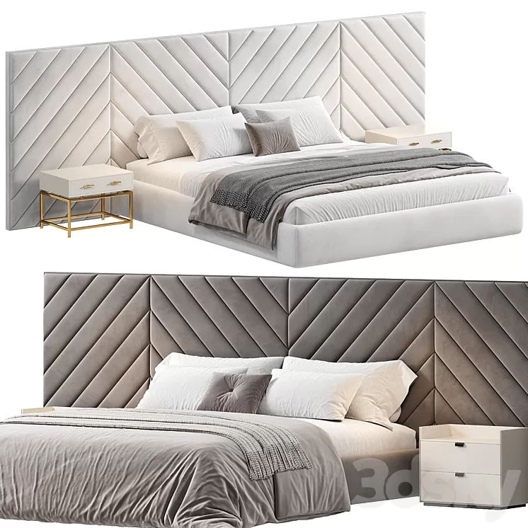 Bed ANDRIA by Cazarina 3D Model Free Download