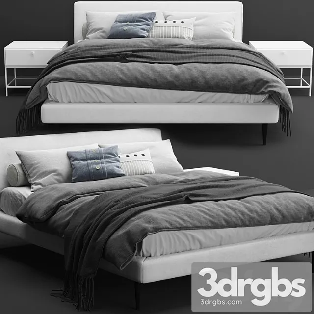 Bed arlington boconcept new 2 3D Model Download Bed arlington boconcept new 2 3D Model Download