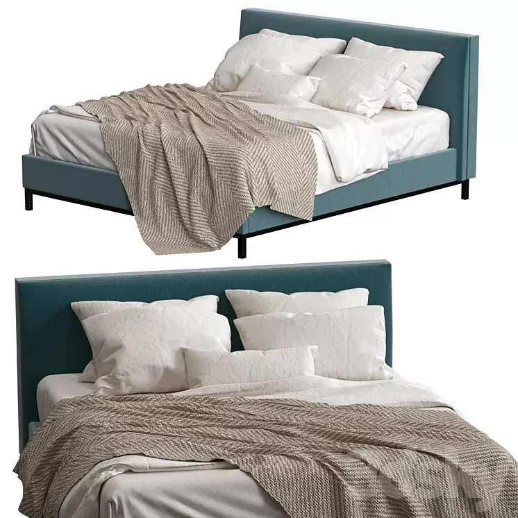 Bed Askona Magica 3D Model Free Download