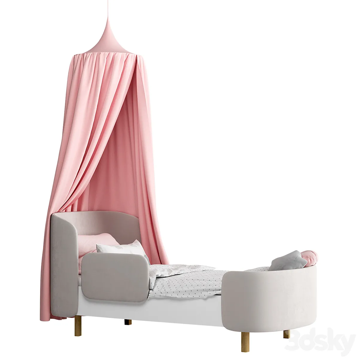 Bed Askona Twiggy 3D Model Bed Askona Twiggy 3D Model