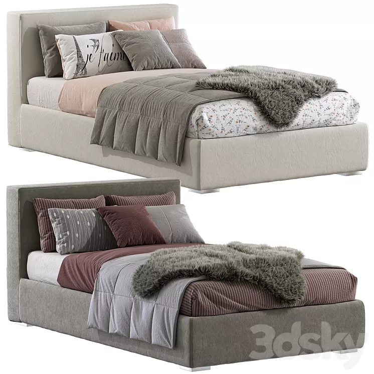 Bed Aster Bed 3D Model