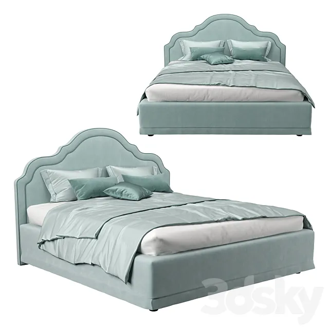Bed Astoria 3D Model Bed Astoria 3D Model