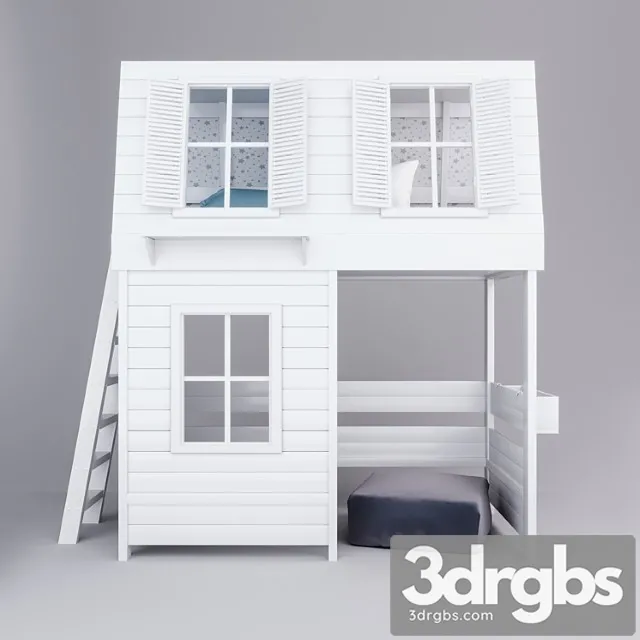 Bed Attic of the Bukwood Factory 3D Model Download