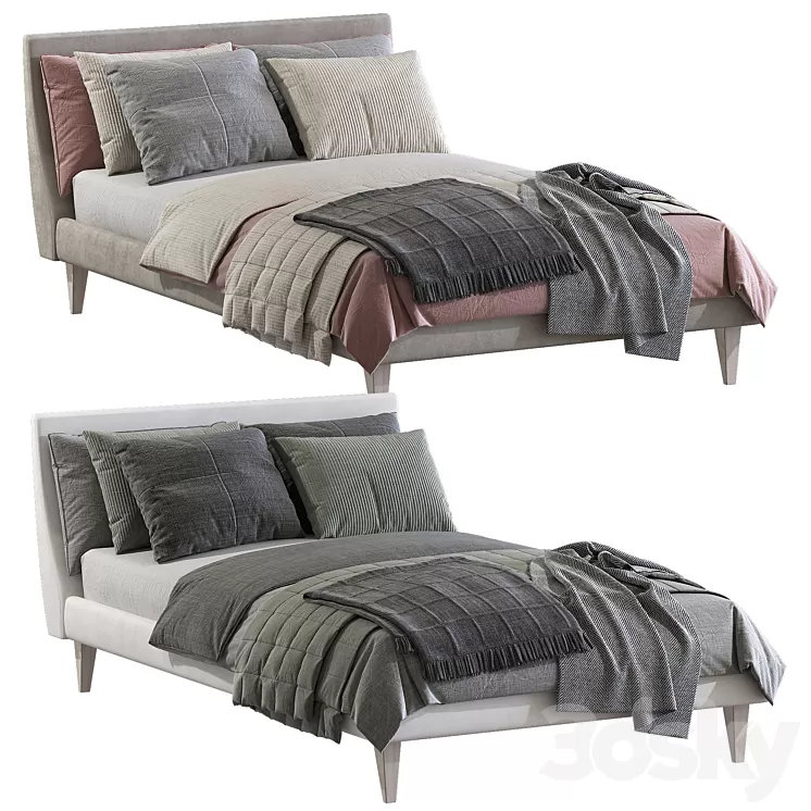 Bed ATTICO / Twils 2 3D Model