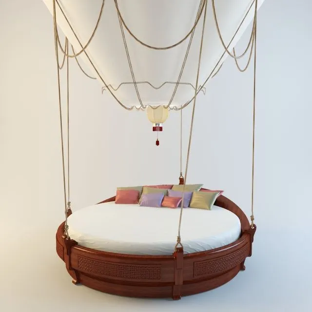 Bed balloon 3D Model Bed balloon 3D Model