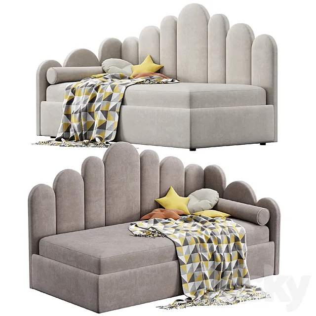 Bed Bambini kids 3D Model Bed Bambini kids 3D Model