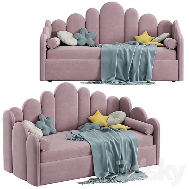 Bed Bambini kids 3D Model Bed Bambini kids 3D Model