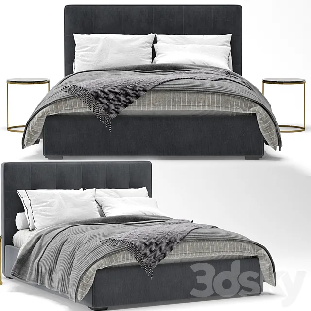 Bed Bardó Meridiani 3D Model
