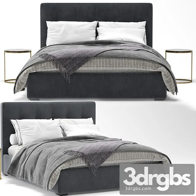 Bed Bardo Meridiani 3D Model Download Bed Bardo Meridiani 3D Model Download