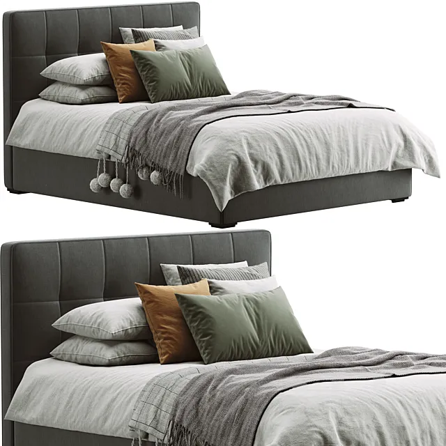 Bed bardo meridiani 3D Model Bed bardo meridiani 3D Model