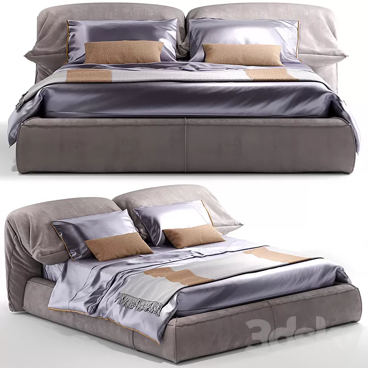 Bed baxter Casablanca 3D Model