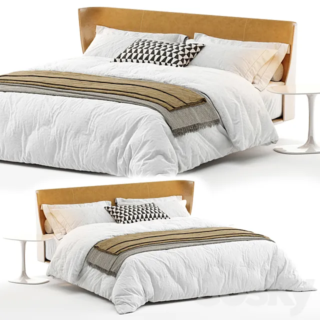 Bed B&B Italia Alys 3D Model Bed B&B Italia Alys 3D Model