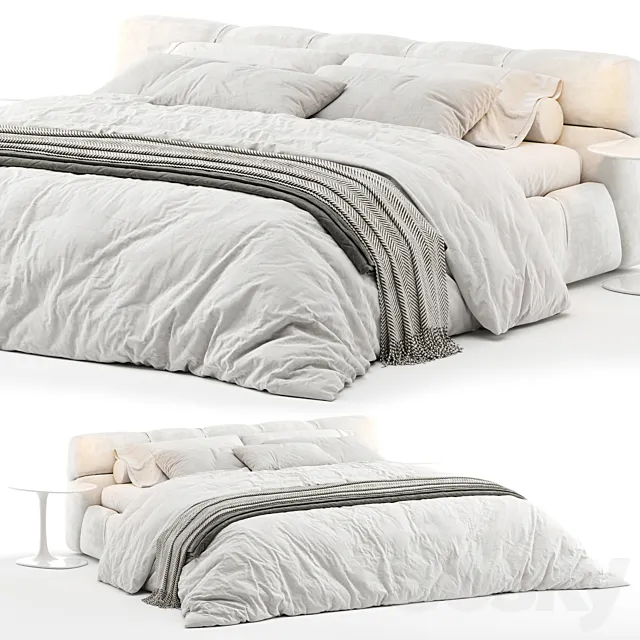 Bed B&B Italia Tufty 3DModel Bed B&B Italia Tufty 3DModel