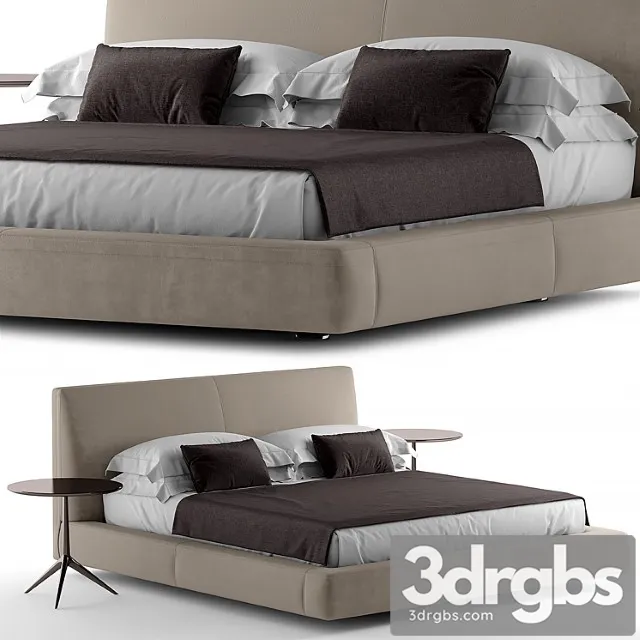 Bed bebitalia richard 2 3D Model Download Bed bebitalia richard 2 3D Model Download