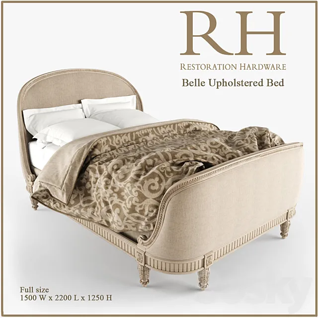 Bed Belle_RH 3D Model