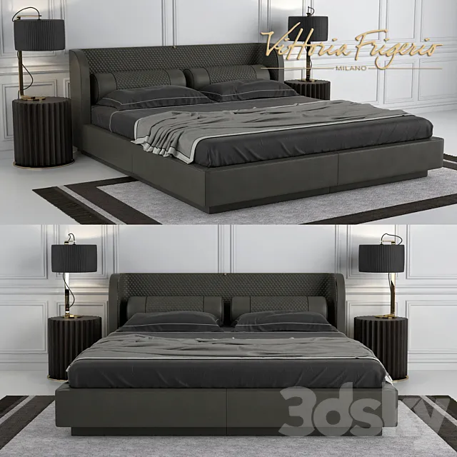 Bed Bellini vittoria frigerio 3DModel