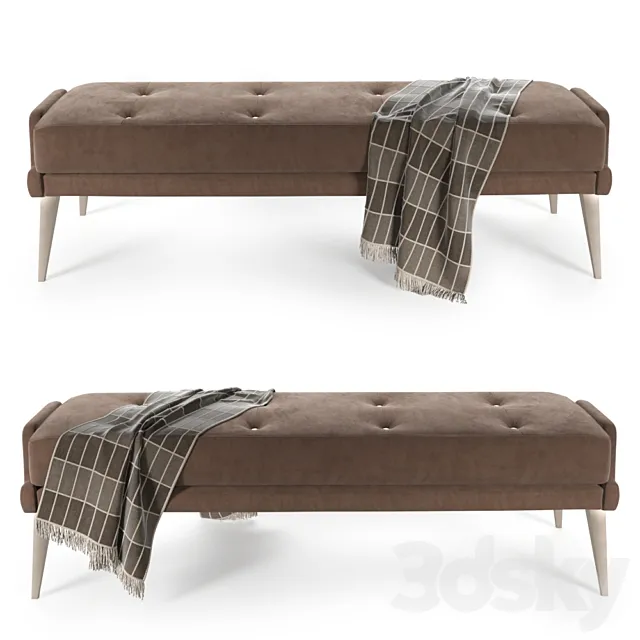 Bed Bench 3D Model Bed Bench 3D Model
