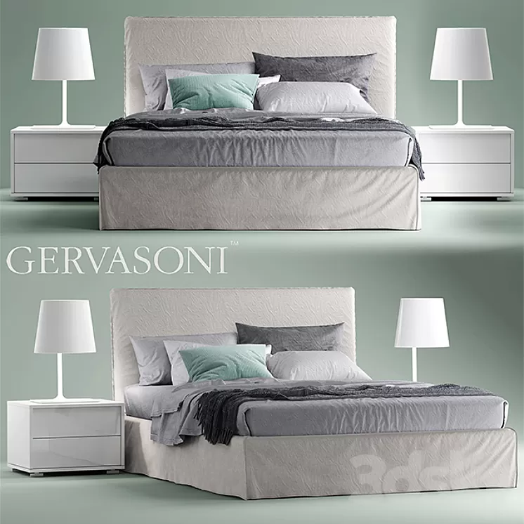Bed Bett gervasoni Ghost 80 E 3D Model