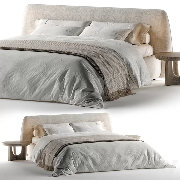 Bed Boca Slimbed 3D Model Free Download