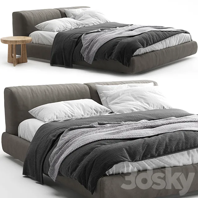 Bed bolton poliform 3DModel Bed bolton poliform 3DModel