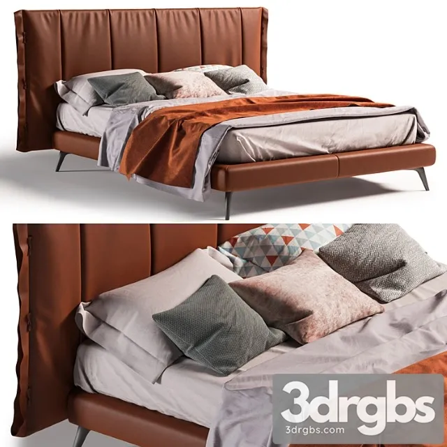 Bed bonaldo сuff 2 3D Model Download Bed bonaldo сuff 2 3D Model Download