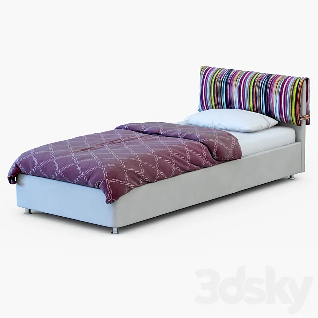 Bed Box Spring 3D Model Bed Box Spring 3D Model