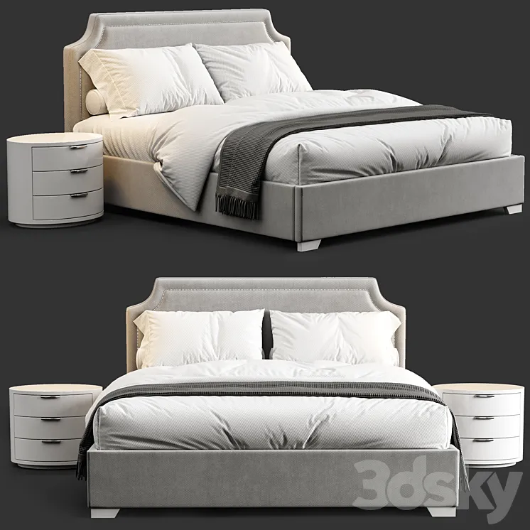 Bed Brantford Platform 4 3D Model Free Download