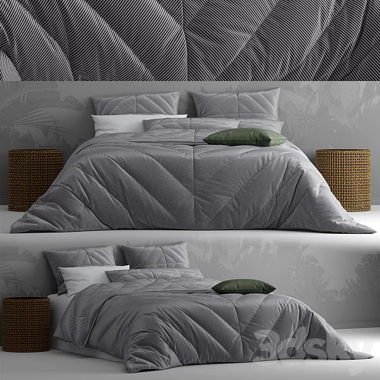 Bed by bedding adairs australia 3D Model