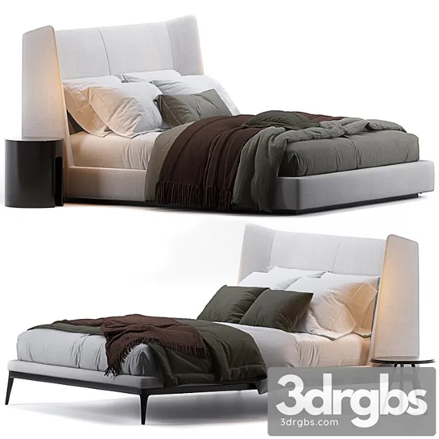 Bed by Flexform 3D Model Download Bed by Flexform 3D Model Download