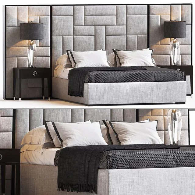 BED BY SOFA AND CHAIR COMPANY 12 3D Model BED BY SOFA AND CHAIR COMPANY 12 3D Model