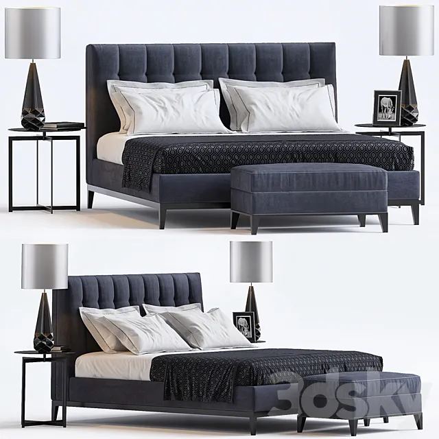 BED BY SOFA AND CHAIR COMPANY 13 3DModel BED BY SOFA AND CHAIR COMPANY 13 3DModel