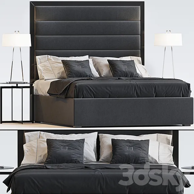 BED BY SOFA AND CHAIR COMPANY 21 3DModel BED BY SOFA AND CHAIR COMPANY 21 3DModel