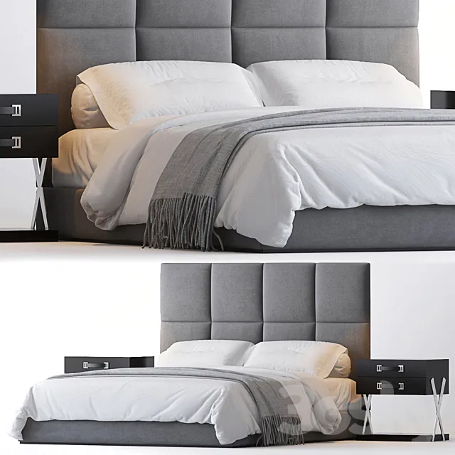 BED BY SOFA AND CHAIR COMPANY 27 3D Model BED BY SOFA AND CHAIR COMPANY 27 3D Model