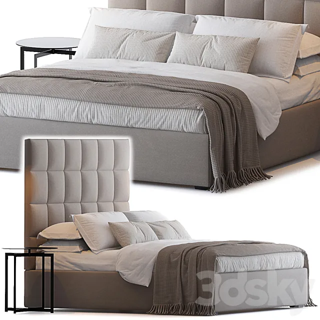 BED BY SOFA AND CHAIR COMPANY 35 3DModel BED BY SOFA AND CHAIR COMPANY 35 3DModel