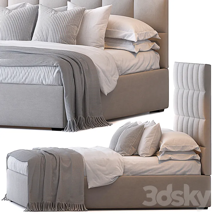 Bed by the Sofa and Chair company 47 3D Model Free Download