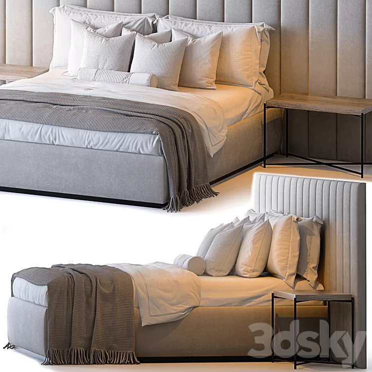 Bed by the Sofa and Chair company 48 3D Model Free Download