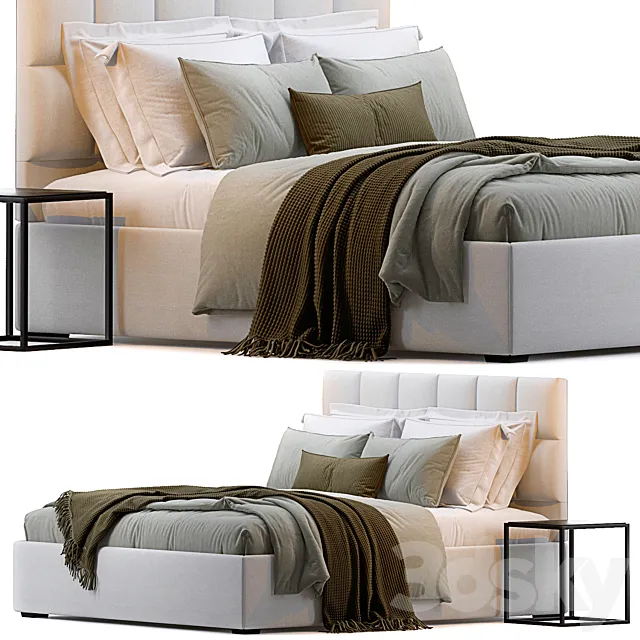 Bed by the Sofa and Chair company 54 3D Model Bed by the Sofa and Chair company 54 3D Model