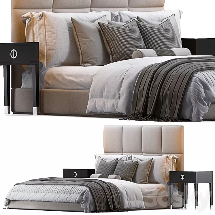 Bed by the Sofa and Chair company 55 3D Model Free Download