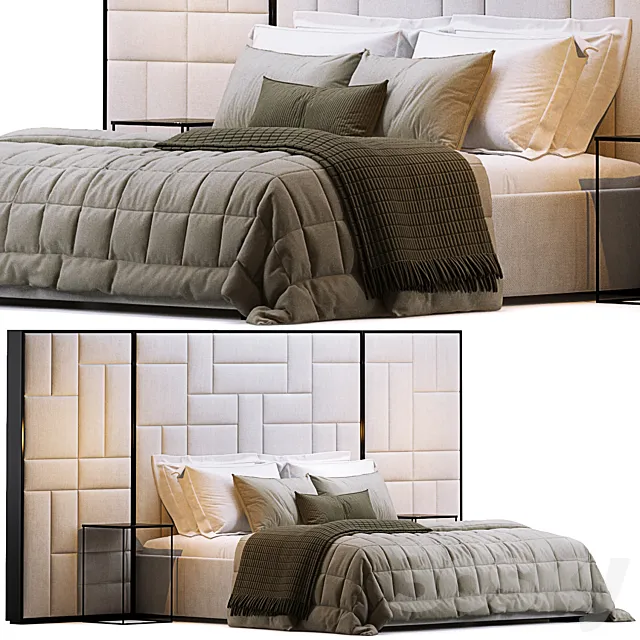 Bed by the Sofa and Chair Company 56 3D Model Bed by the Sofa and Chair Company 56 3D Model