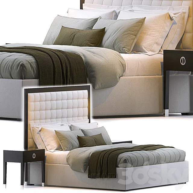 Bed by the Sofa and Chair Company 58 3D Model Bed by the Sofa and Chair Company 58 3D Model