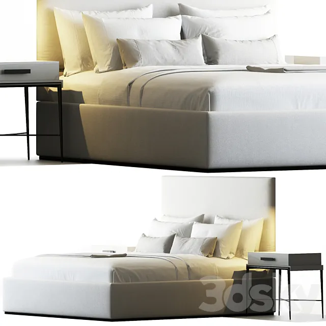 Bed by the Sofa and Chair company 79 3D Model Bed by the Sofa and Chair company 79 3D Model
