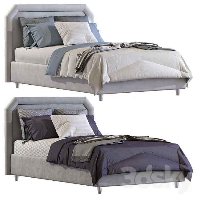 Bed Camille Con Gonna _ Twils 2 3DModel Bed Camille Con Gonna _ Twils 2 3DModel