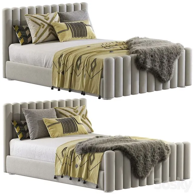 Bed Candelabra Home Angela Bed 2 3D Model Bed Candelabra Home Angela Bed 2 3D Model