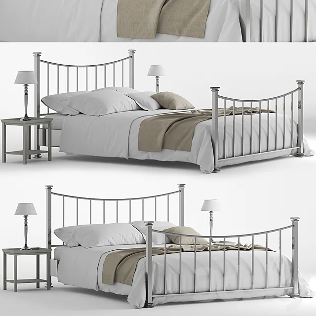 Bed Cantori ALAN 3D Model Bed Cantori ALAN 3D Model