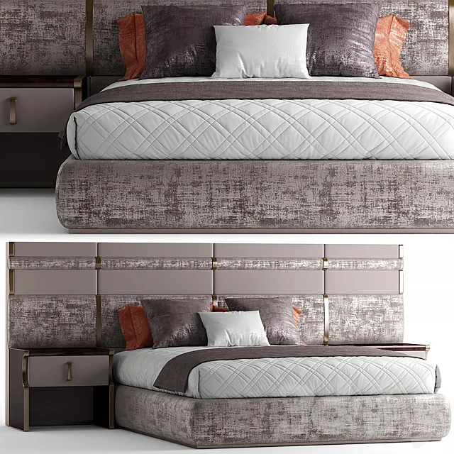 Bed capitalcollection trilogy 3DModel Bed capitalcollection trilogy 3DModel