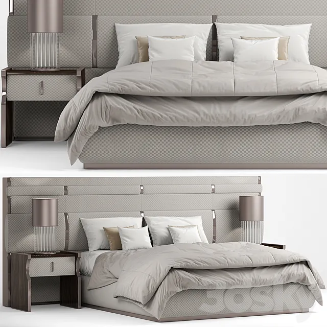 Bed capitalcollection trilogy 3DModel Bed capitalcollection trilogy 3DModel